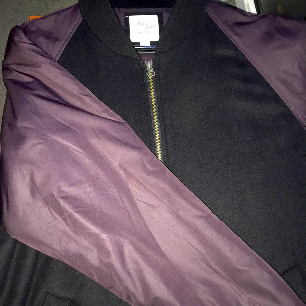 SAKS FLEECE BOMBER